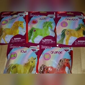 Schleich Bayala Fruit Unicorns 5- Orange Lemon Kiwi Pineapple Apple